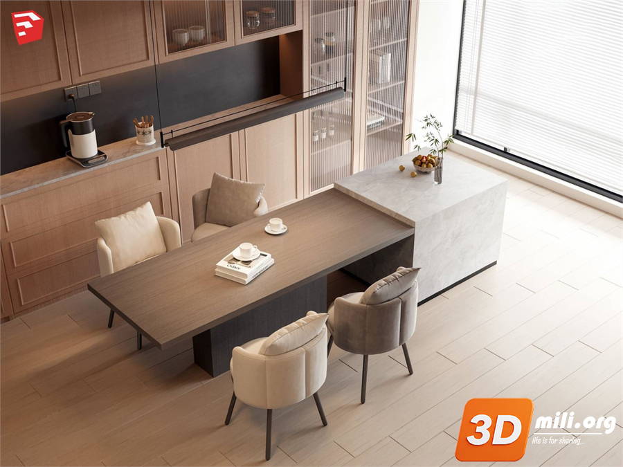 Kitchen island Skp Files